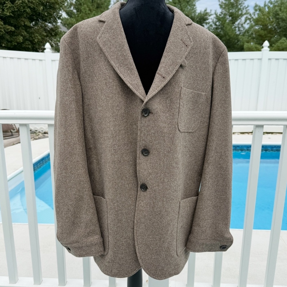 OLIVER SPENCER Men’s Solms Wool Jacket Coat Size 46